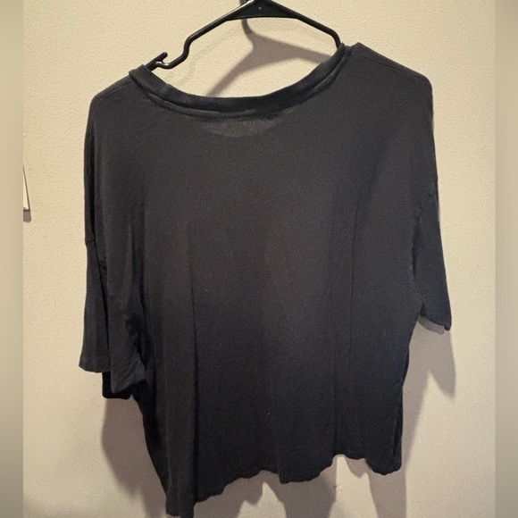 American Eagle Gray Plants Tee - Oversized cropped - Picture 2 of 3